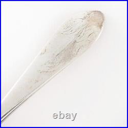 Scottish Georgian Sterling Silver Serving Spoon Pointed End Edinburgh 1783