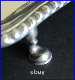 Scottish Georgian Sterling Silver Tray Salver Footed Edinburgh 1776