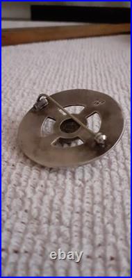 Scottish Hallmarked Silver JOHN FRASER Iona Design Brooch 1975
