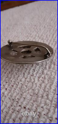 Scottish Hallmarked Silver JOHN FRASER Iona Design Brooch 1975