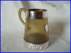 Scottish Horn Tankard Sterling Silver Edinburgh 1906