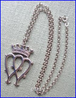 Scottish Luckenbooth Silver Pendant Sterling hm 1979 Thomas Kerr Ebbert