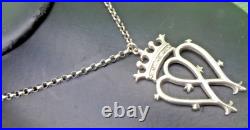 Scottish Luckenbooth Silver Pendant Sterling hm 1979 Thomas Kerr Ebbert