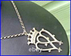 Scottish Luckenbooth Silver Pendant Sterling hm 1979 Thomas Kerr Ebbert