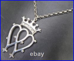 Scottish Luckenbooth Silver Pendant Sterling hm 1979 Thomas Kerr Ebbert