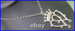 Scottish Luckenbooth Silver Pendant Sterling hm 1979 Thomas Kerr Ebbert