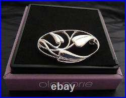 Scottish Ola Gorie 925 Sterling Silver Arts and Crafts Cecily Brooch Arts Crafts