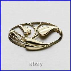 Scottish Ola Gorie 925 Sterling Silver Arts and Crafts Cecily Brooch Arts Crafts