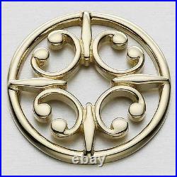 Scottish Ola Gorie Orkney St Magnus Brooch Pin 9ct Yellow Gold