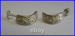 Scottish Ola Gorie Silver Large Size Aikerness Bangle Celtic No Box