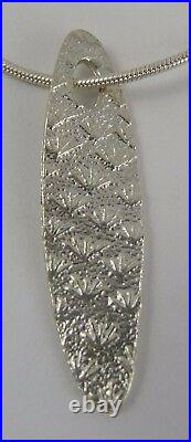 Scottish Ola Gorie Silver Rose Brooch