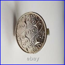 Scottish Ola Gorie Silver Stroma Brooch Pin Box