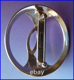Scottish Ola Gorie Sterling Silver Scarf Brooch Pin