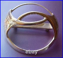 Scottish Ola Gorie Sterling Silver Scarf Brooch Pin