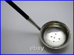 Scottish Provincial Antique Sterling Silver Toddy Ladle Twist Robert Keay II