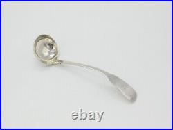 Scottish Provincial Dundee Sterling Silver Fiddle Thread Ladle c1820 Georgian