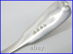 Scottish Provincial Dundee Sterling Silver Fiddle Thread Ladle c1820 Georgian