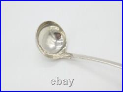 Scottish Provincial Dundee Sterling Silver Fiddle Thread Ladle c1820 Georgian