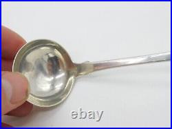 Scottish Provincial Dundee Sterling Silver Fiddle Thread Ladle c1820 Georgian