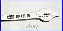 Scottish Provincial Iona Cross Pickle Fork Sterling Silver R Lindsay Oban 1926