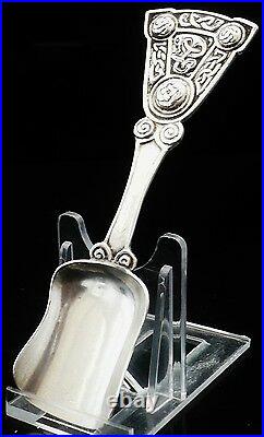 Scottish Provincial Sterling Silver Caddy Spoon, Alexander Ritchie, IONA 1914