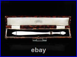 Scottish Provincial Sterling Silver Cairngorm Letter Opener W Robb Ballater 1912