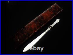 Scottish Provincial Sterling Silver Cairngorm Letter Opener W Robb Ballater 1912