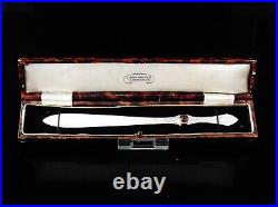 Scottish Provincial Sterling Silver Cairngorm Letter Opener W Robb Ballater 1912