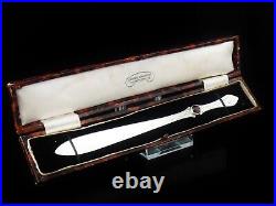 Scottish Provincial Sterling Silver Cairngorm Letter Opener W Robb Ballater 1912