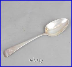 Scottish Provincial Sterling Silver Serving Spoon'AR/AP' Marks Antique c1850