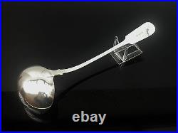 Scottish Provincial Sterling Silver Soup Ladle, George Jamieson, Aberdeen 1842