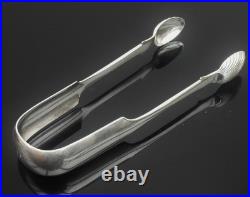 Scottish Provincial Sterling Silver Sugar Tongs, Robert Greig of Perth, 1844