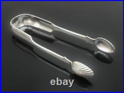 Scottish Provincial Sterling Silver Sugar Tongs, Robert Greig of Perth, 1844