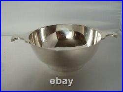 Scottish Quaich, Toasting Cup Sterling Silver Edinburgh 1962