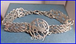 Scottish Shetland Silver QUENDALE HORSE Bracelet h/m 1975 Edinburgh