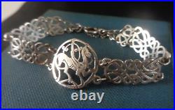 Scottish Shetland Silver QUENDALE HORSE Bracelet h/m 1975 Edinburgh