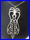 Scottish Shetland VERY LARGE Sterling Silver Pendant h/m Edinburgh 1994