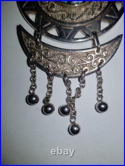 Scottish Silver Caithness Ysart Millefiori Paperweight pendant perthshire