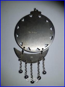 Scottish Silver Caithness Ysart Millefiori Paperweight pendant perthshire