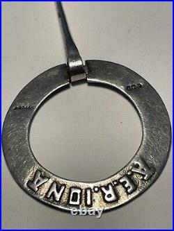 Scottish Silver Iona Annular brooch designed by Alexander Ritchie