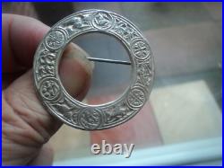 Scottish Silver Iona Celtic Zoomorphic Brooch h/m Edinburgh 1937 Shipton & Co Scottish Silver Iona Celtic Zoomorphic Brooch h/m Edinburgh 1937 Shipton & Co