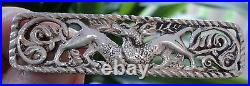 Scottish Silver Iona Mystical Beast Zoomorphic Brooch 1953 Chester