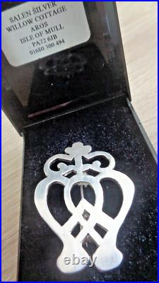 Scottish Silver Luckenbooth Brooch Sterling hm 1999 Edinburgh Salen Silver Mull Scottish Silver Luckenbooth Brooch Sterling hm 1999 Edinburgh Salen Silver Mull