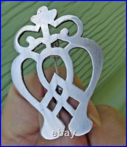Scottish Silver Luckenbooth Brooch Sterling hm 1999 Edinburgh Salen Silver Mull