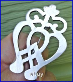 Scottish Silver Luckenbooth Brooch Sterling hm 1999 Edinburgh Salen Silver Mull