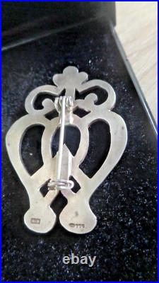 Scottish Silver Luckenbooth Brooch Sterling hm 1999 Edinburgh Salen Silver Mull