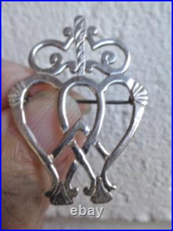 Scottish Silver Luckenbooth Brooch Stg hm 1991 Edinburgh Tony Michael Holland Scottish Silver Luckenbooth Brooch Stg hm 1991 Edinburgh Tony Michael Holland