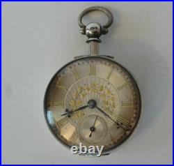 Scottish Silver Pair Cased Fusee Pocket Watch, George Mutch, Ellon