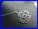 Scottish Sterling Silver Celtc Pendant + 19 Chain h/m 1984 Ortak of Orkney