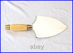 Scottish Sterling Silver Ceremonial Presentation Trowel. Partick Glasgow 1897